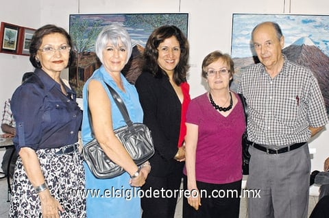03102011  Máynez, Rebeca Maydat, Alma Leticia López, Blanca Inés y Alonso de Alba.