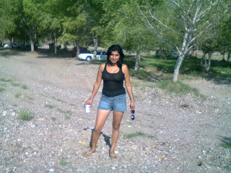 En el Vado de Meoqui Chihuahua 14 de agosto del 2011. Fotografía enviada por Ma. del Pilar Ramirez Ríos.