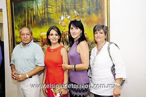 19102011  Gloria, Laura Covarrubias, Gaby Barraza y Rosy González.