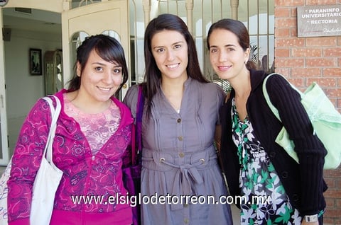 Nancy, Maleny y Nuria.