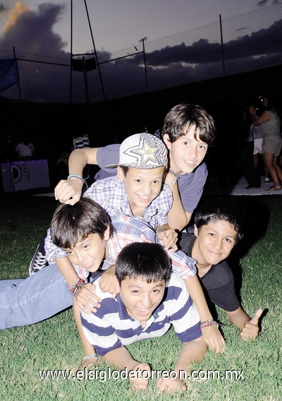 01112011 , Toño, Rogelio, Santiago y Eloy.