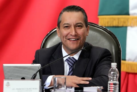 Blake viajaba hacia el estado central de Morelos para asistir a un encuentro de impartidores de justicia.