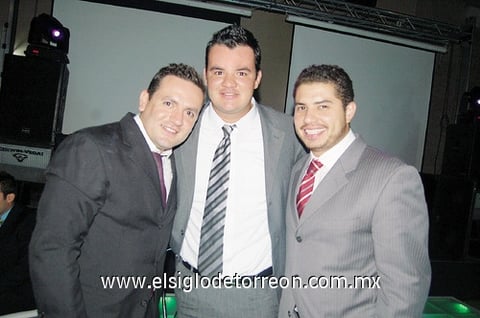 Oswaldo, Siller y Rodrigo.