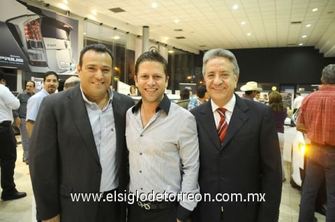 Alberto, Guillermo y Federico.