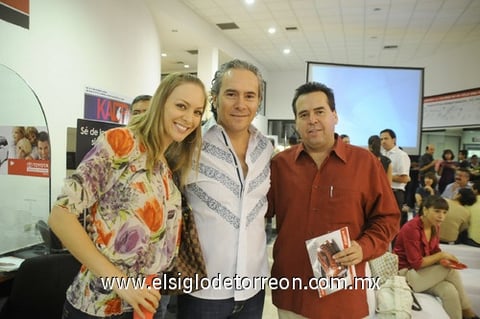 Melissa, Miguel y Ernesto.