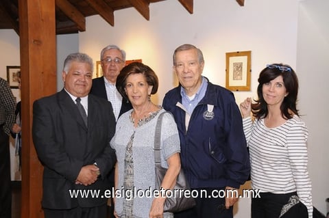 25112011 JORGE  Cárdenas, Hugo García, Josie de Iriarte, Ramón Iriarte y Mavisa Rodríguez.