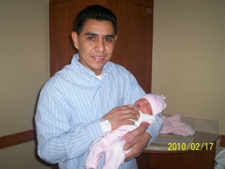 El nacimiento de mi princesa Feb 2010 Hutto Texas.  Fotografía enviada por Manuel Salas.