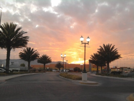 Hermoso atardecer en la Cd. de Torreón, Coahuila.