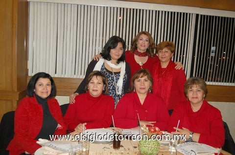 10122011 ABRIL , Fina, Alejandra, Laura, Clelia, María Elena y Maru.