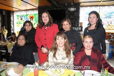 13122011 LORENA  Argentina Medina, Sandra López, Claudia Alcántar, Daniela Martínez, Patricia Rodríguez y Esperanza Acosta.