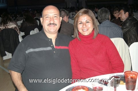 Luis Atiyeh y Melody García.