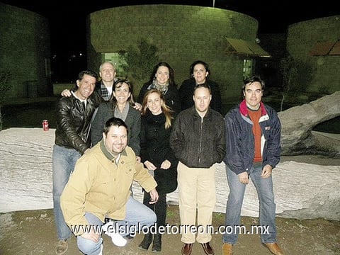 Fernando, Pedro, Begoña, Ana Cristina, Patricia, Ana, Alberto, José Miguel y Enrique.