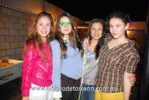 Ana Sofía, Pamela, Janet y Sofía.