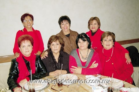 18122011 SUSY , Jose, Lily, Elvira, Luz María, Bertha y Nora.