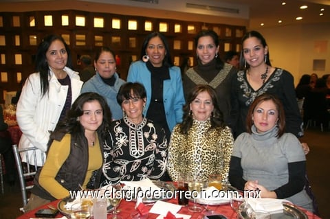 18122011 NANCY  Ramírez, Connie Zorrilla, Mary Treviño, Vivi Godoy, Olivia López, Rosy Villalobos, Rosy Rendón, Janett Aguayo y Ángeles Aguayo.