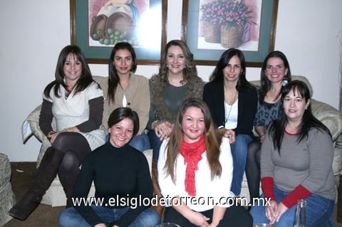 29122011 MAITE  Ibarreche, Marcela González, Alejandra Hermosillo, Laura Sada de Arenal, Lorena de Barba, Linda Gurza de Suárez, Brenda Sada de Maldonado y Lorena Soto de Labastida.