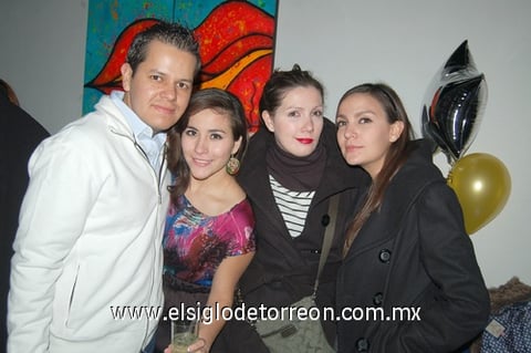 05012012 EDEL  Colin, Kara Agüero, Merari e Ingrid.
