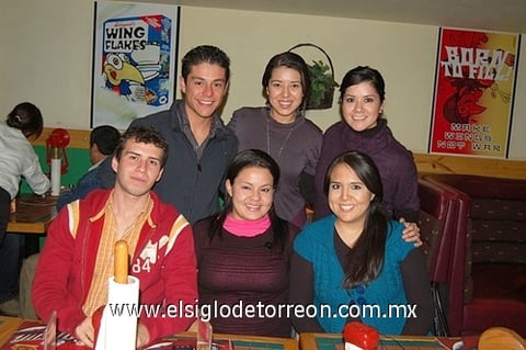 04012012 ALBERTO,  Sonia, Nubia, Sergio, Diana y Gaby.