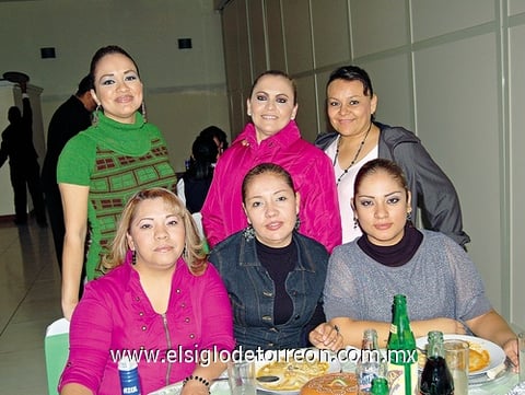 09012012 MARICRUZ , Claudia, Olivia, Lourdes, Liliana y Judith.