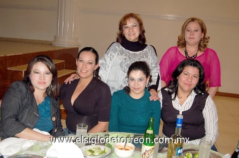 09012012 GUADALUPE , Olga, Betzabé, Imelda, Julieta y Miriam.