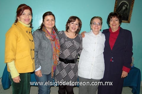 12012012 CHEPIS,  María, Martha, Meche y Yolis.