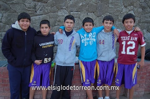 13012012 ALAN  Villanueva, Óscar Martínez, Leonardo Tavares, Gerardo Camarillo, Diego Dávila y Jorge Duarte.