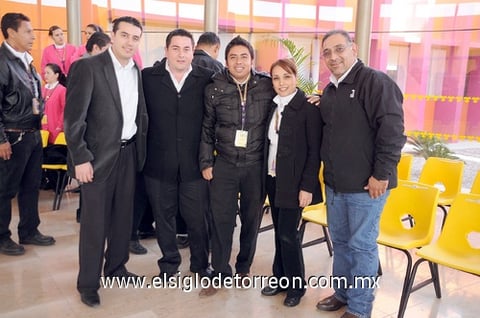 15012012 MIGUEL  Terrazas, Manuel Hidrogo, Fernando Corral, Estela Rodríguez y Manuel Guevara.