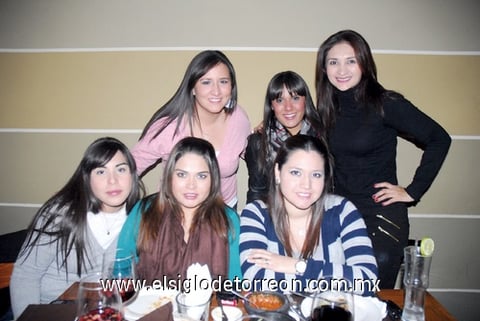16012012 MARCELA , Flor, Any, Vicky, Lety y Mague.
