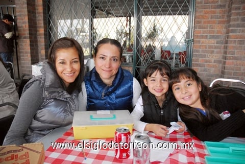 Martha, Alicia, Marthita y María Julia.