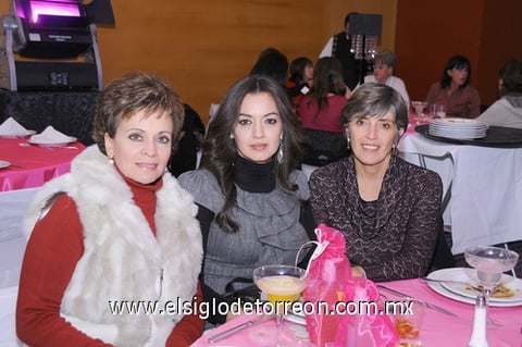 Graciela Arredondo, Liliana Ponce y Adriana Villarreal.