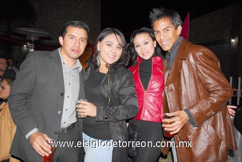 Emanuel Bárcenas, Denisse Vázquez, Dani Arellano y Ale Dueñas.
