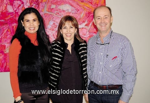 Cecilia de Salado, Laura de Murra y Bernardo Villarreal.