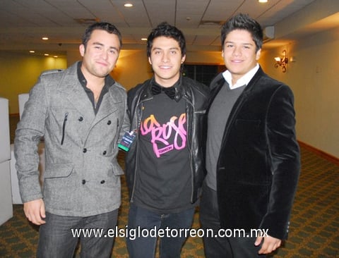 Felipe, Cristian y Rafael.