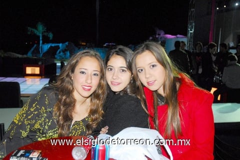 Mariana, Marifer y Bertha.
