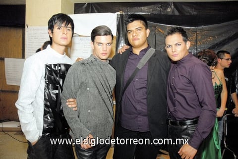 Mauricio Ellis, Paul Stephens, Daniel Guevara y Samuel Meraz.