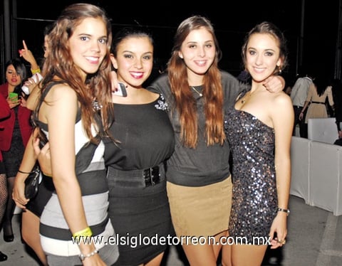 Gaby, Sofía, Pamela y Aranza.