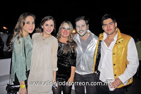 Erme, Antu, Mex, Ángel y Tuti.