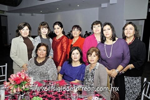 23012012 LAURA , Juanita, Norma, Cristy, Gaby, Mary, Muñeca, Mary Carmen, Hélida y Nena.