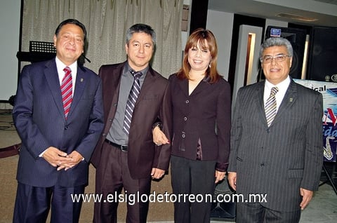 23012012 JOSé LUIS  Dueñez, Miguel Lara, Lety Zaragoza y Artemio Ibarra.