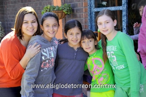 25012012 ANA ISA , Mary Fer, Ana Cris, Mary Fer y Aitana.