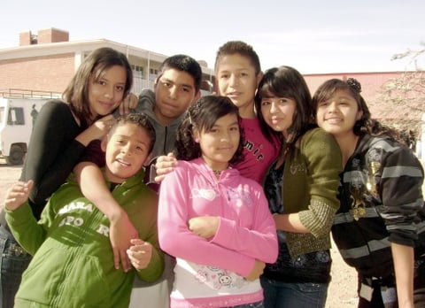 Mariana, Luis, Fernando, Sophía, Raúl, Reyna y Britzeida.
