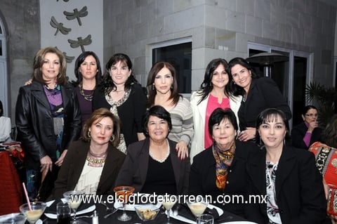 02022012 GISELA , Vero, Loreto, Ileana, Silvia, Lili, Gaby, Graciela, Raquel y Lety.