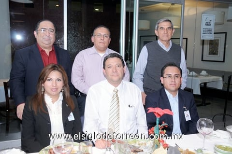 11022012 LUIS  Márquez, Alfredo Murra, Raymundo Ortiz, Jorge Plata, Eduardo Murra, Ivette Rivas y Nayeli Portillo.