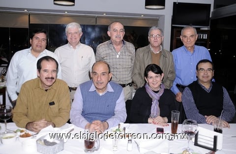 11022012 MOISéS  Moreno, Alberto Rodríguez, Rolando González, Juan José Aguilera, Fernando Murra, Alejandro Sanz, Roberto Murra, Gaby Nava y Fernando Orozco.