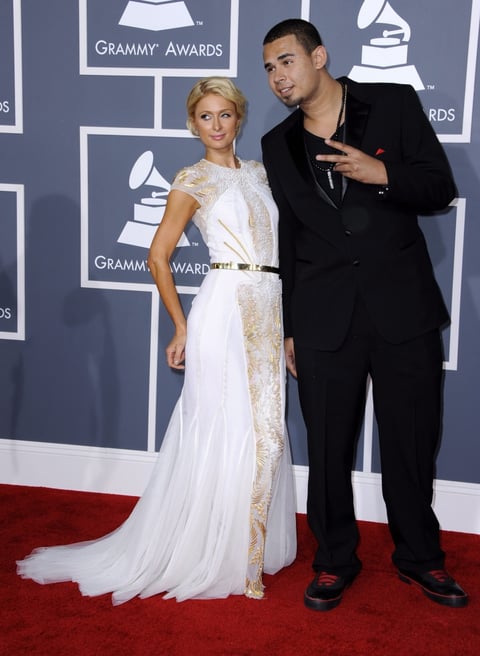 La estadounidense Paris Hilton  y el productor holandés DJ Afrojack.