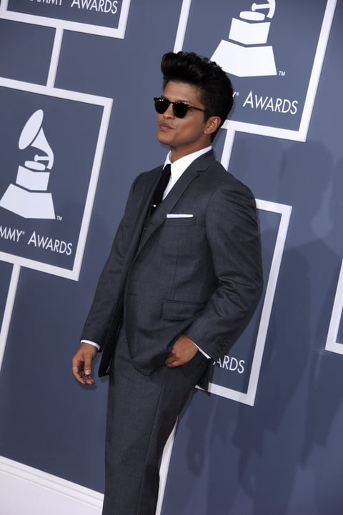 Bruno Mars, cantante y compositor estadounidense.