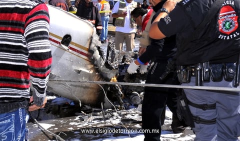 El piloto murió en el lugar del accidente y fuentes oficiales informaron que viajaba solo.