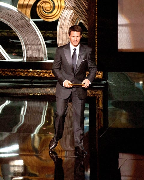 Tom Cruise presentó la categoría más importante de la noche, Mejor Película.