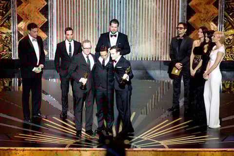 Rich Middlemas, TJ Martin y Dan Lindsay se llevaron el galardón en la categoría de Mejor Documental por 'Undefeated'.