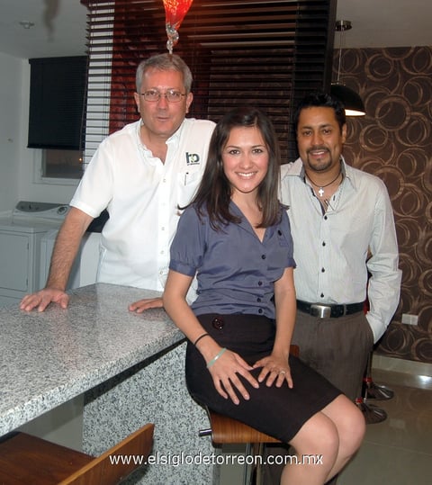 09032012 JOSé LUIS  Ramos, Samantha Ceballos y Jorge Armendáriz.